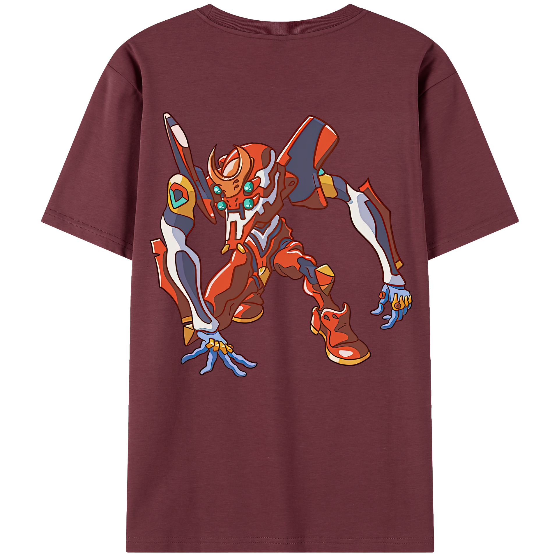 （画像用） EVA 新世紀エヴァンゲリオン 綿100％半袖Tシャツ（背面プリント）
